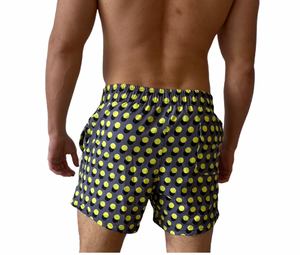 SHORTS YELLOW DOTS